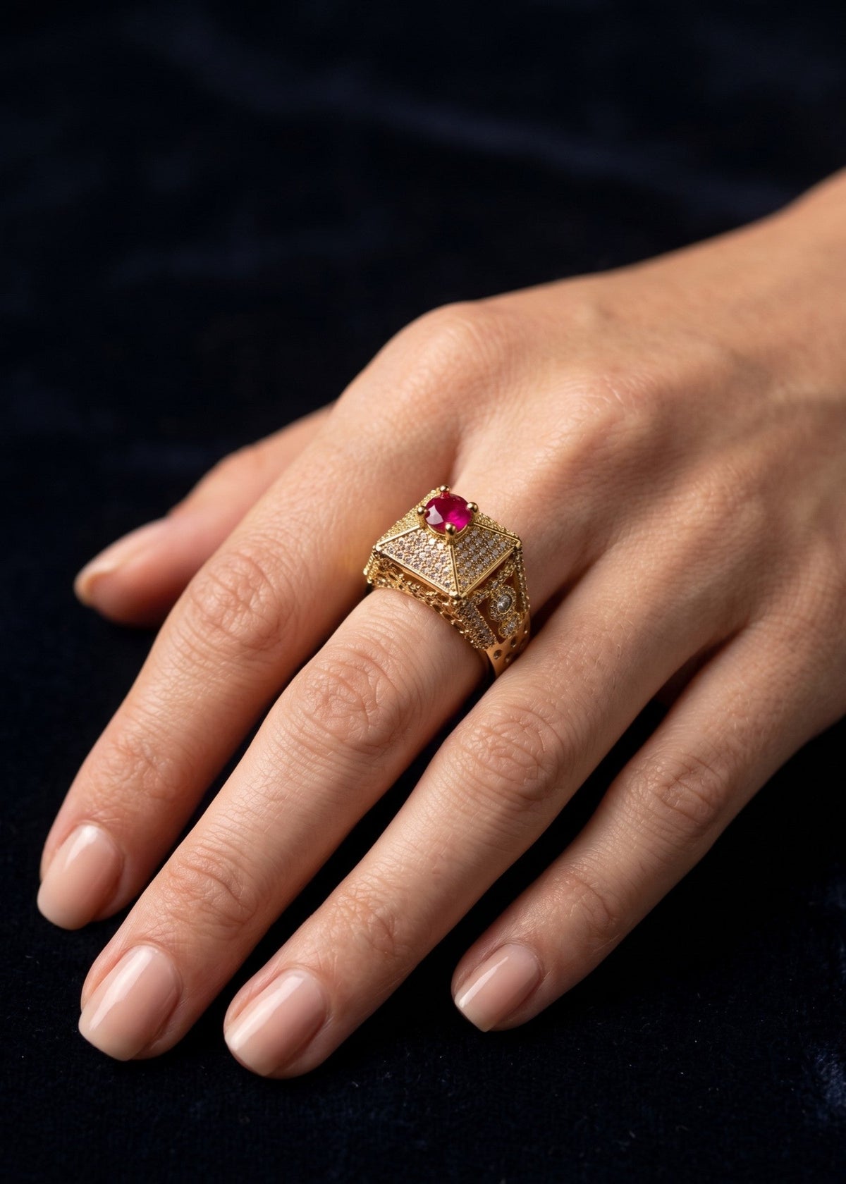 Farzana Ring by Zarosh Jewel