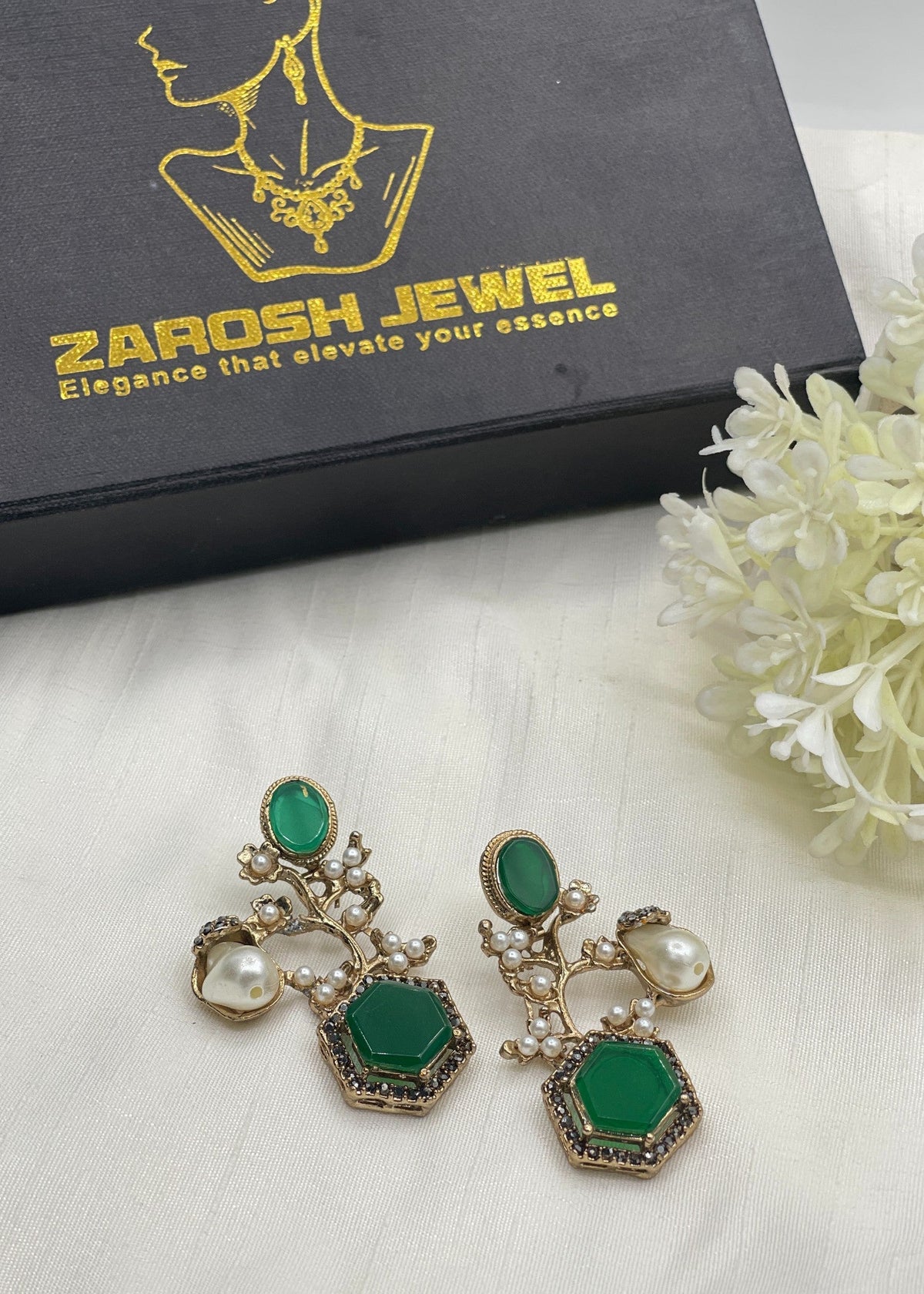 Shop the Fatin Earrings from Zarosh Jewel