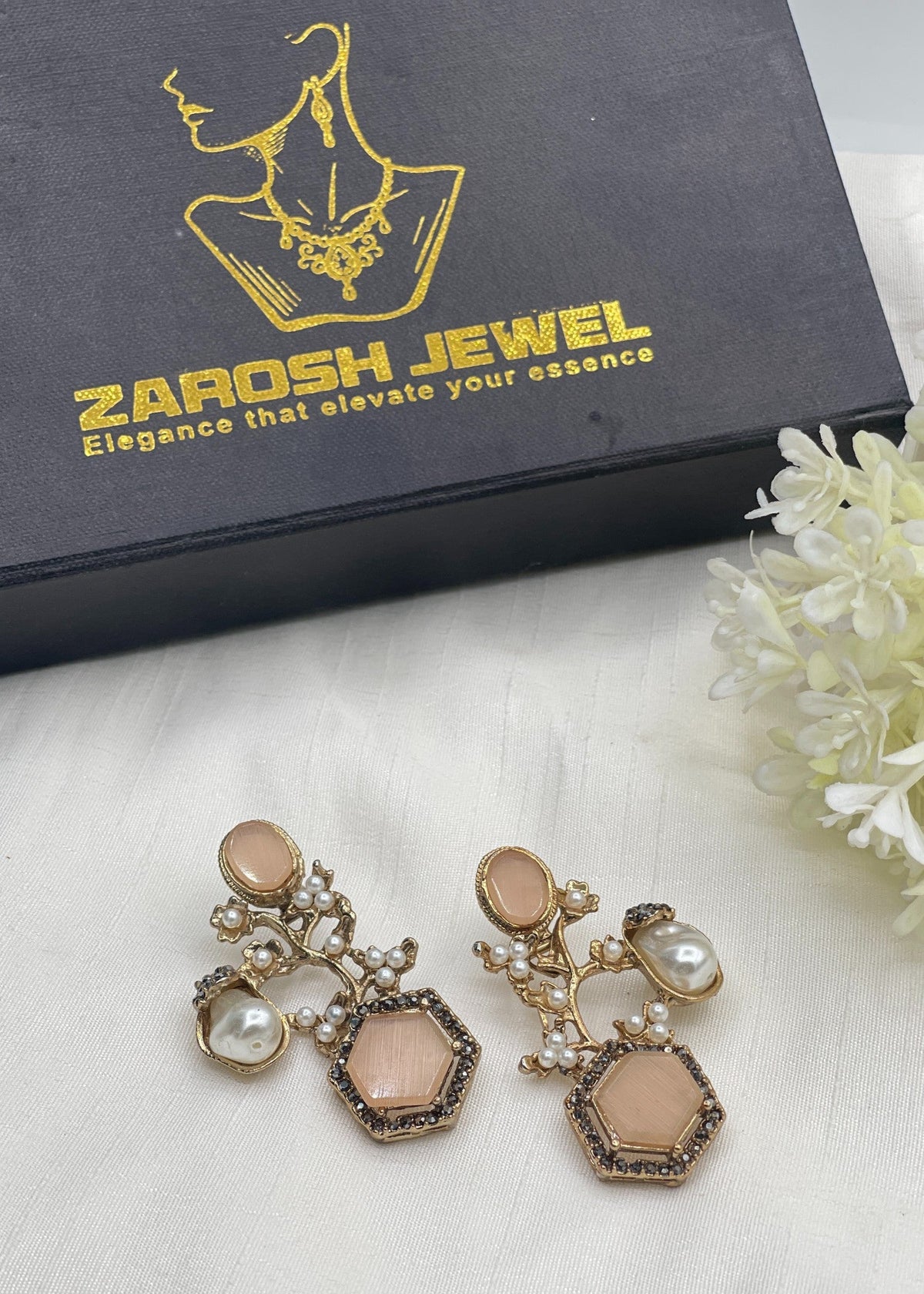 Shop the Fatin Earrings from Zarosh Jewel