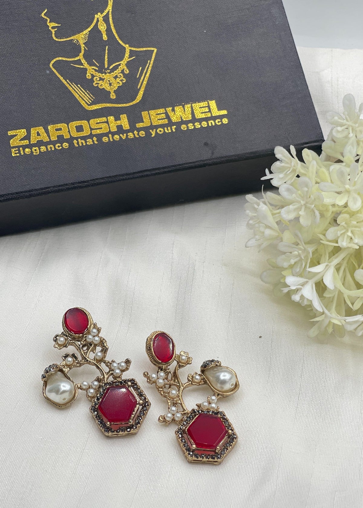 Shop the Fatin Earrings from Zarosh Jewel