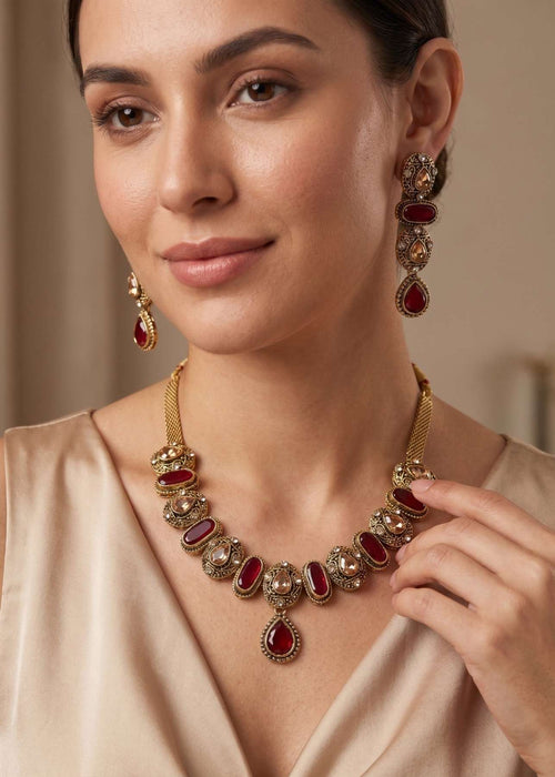 Fawziya Set by Zarosh Jewel
