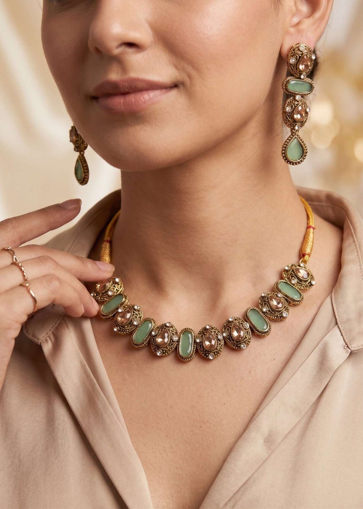 Shop the Fawziya Set from Zarosh Jewel