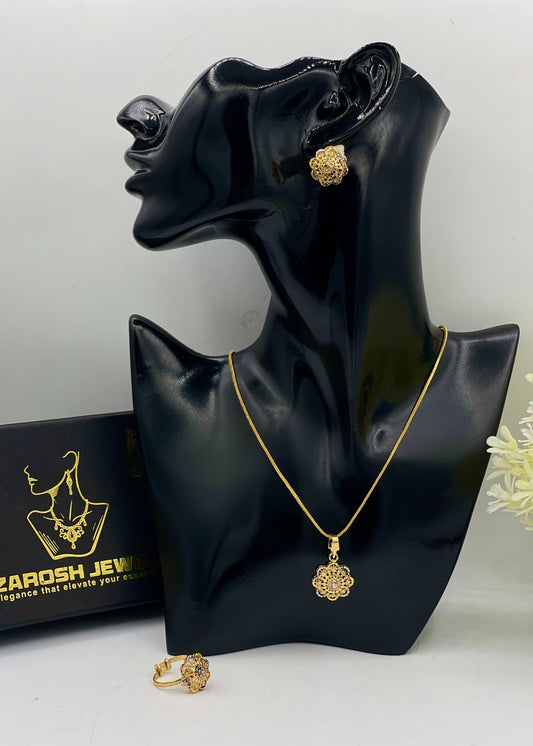 Shop the Filigree Suite Combo Set Gold Polish from Zarosh Jewel