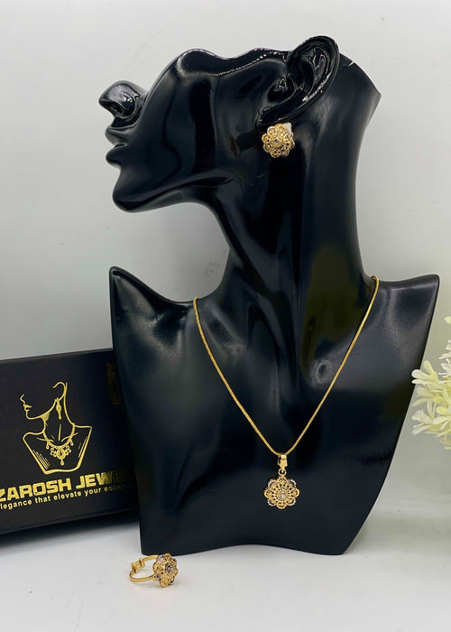 Shop the Filigree Suite Combo Set Gold Polish from Zarosh Jewel
