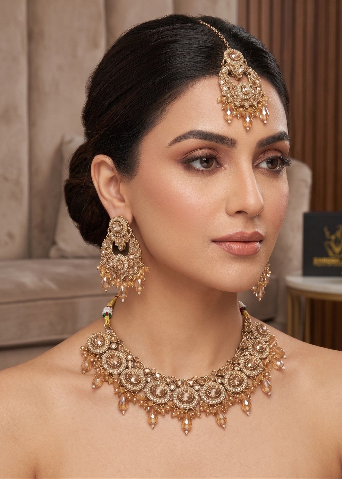 Shop the Firdous Necklace Set from Zarosh Jewel