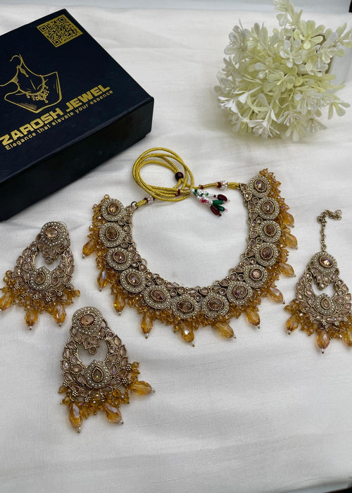 Shop the Firdous Necklace Set from Zarosh Jewel