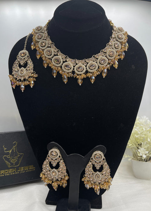 Shop the Firdous Necklace Set from Zarosh Jewel