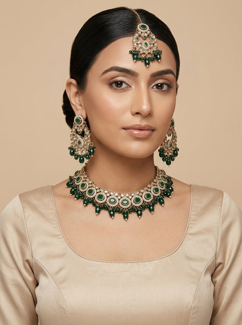 Shop the Firdous Necklace Set from Zarosh Jewel