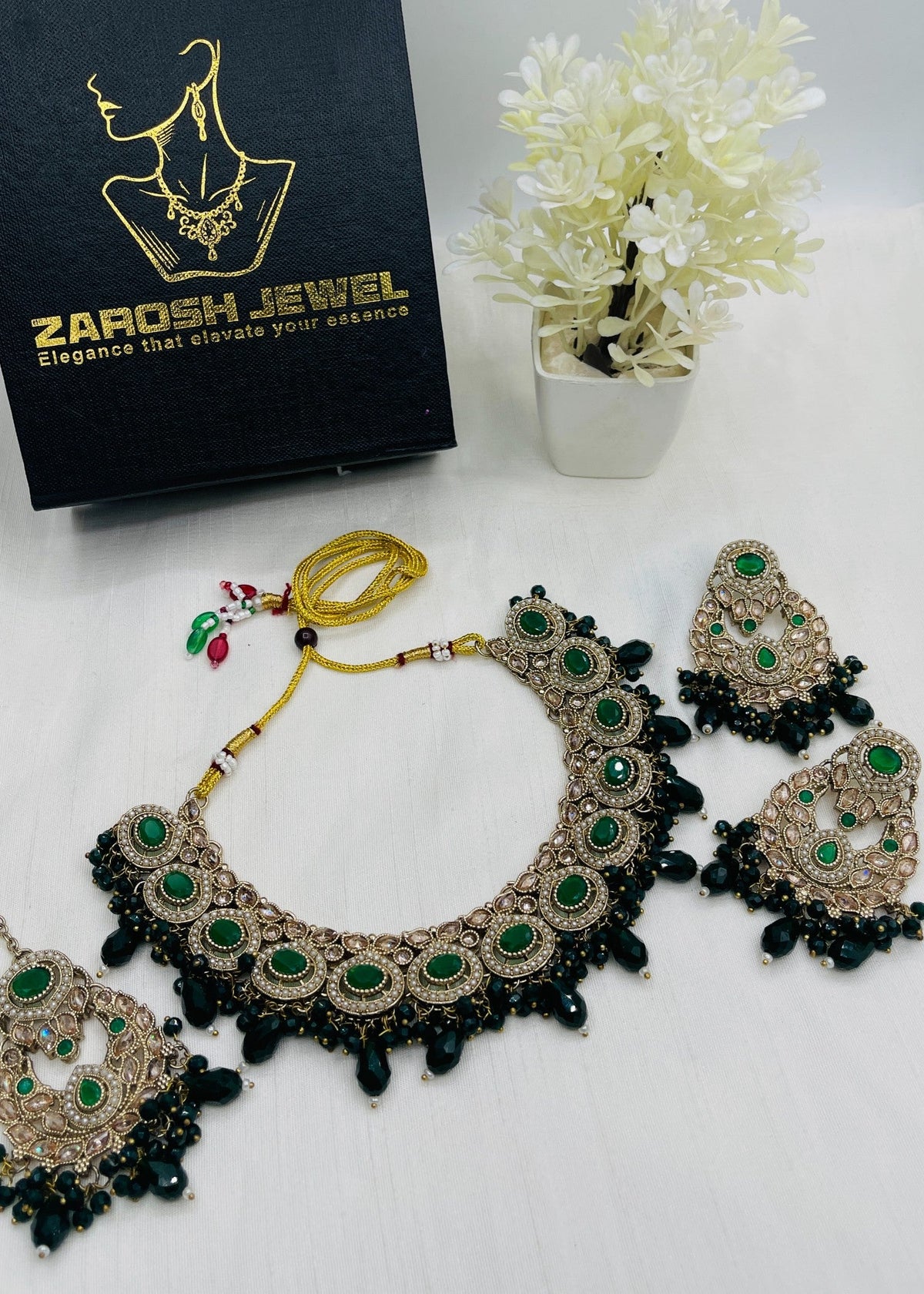Shop the Firdous Necklace Set from Zarosh Jewel