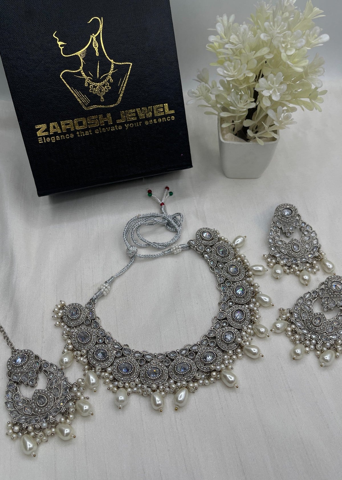 Shop the Firdous Necklace Set from Zarosh Jewel