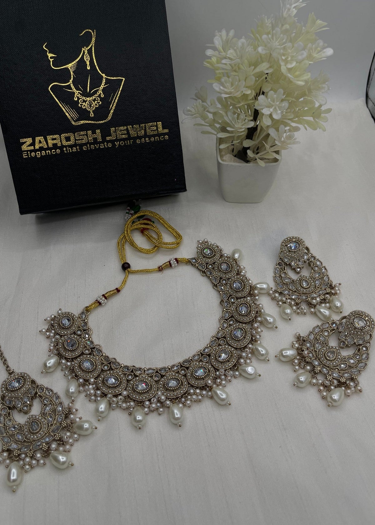Shop the Firdous Necklace Set from Zarosh Jewel