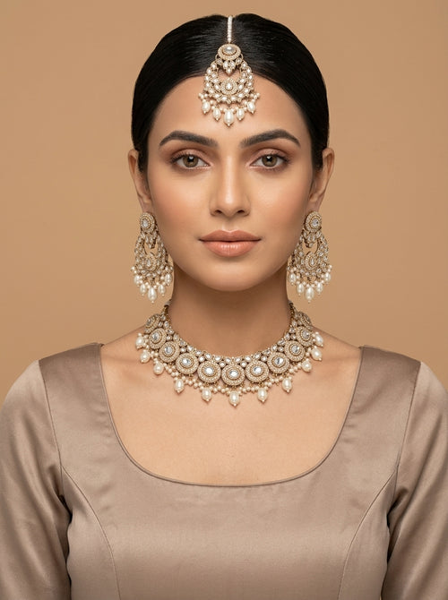 Shop the Firdous Necklace Set from Zarosh Jewel
