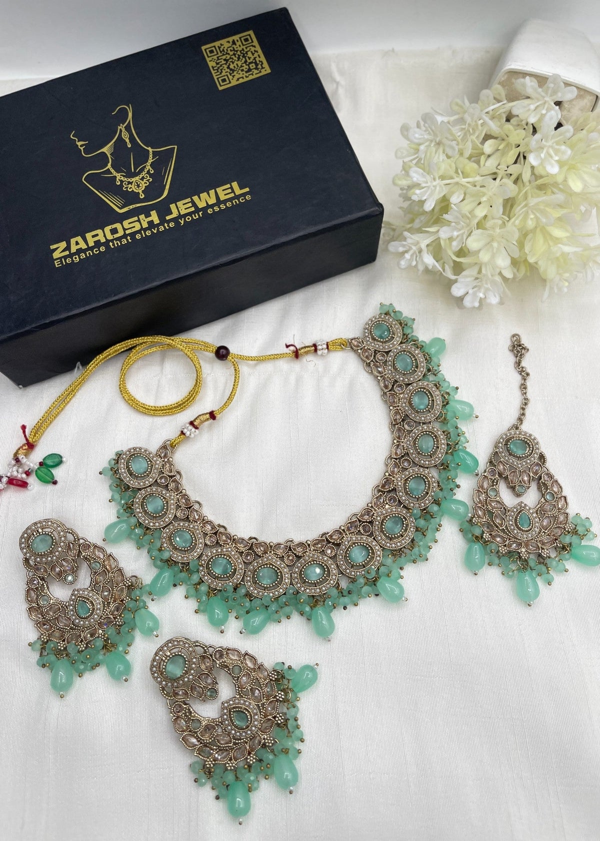 Shop the Firdous Necklace Set from Zarosh Jewel