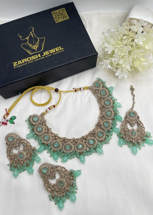 Shop the Firdous Necklace Set from Zarosh Jewel