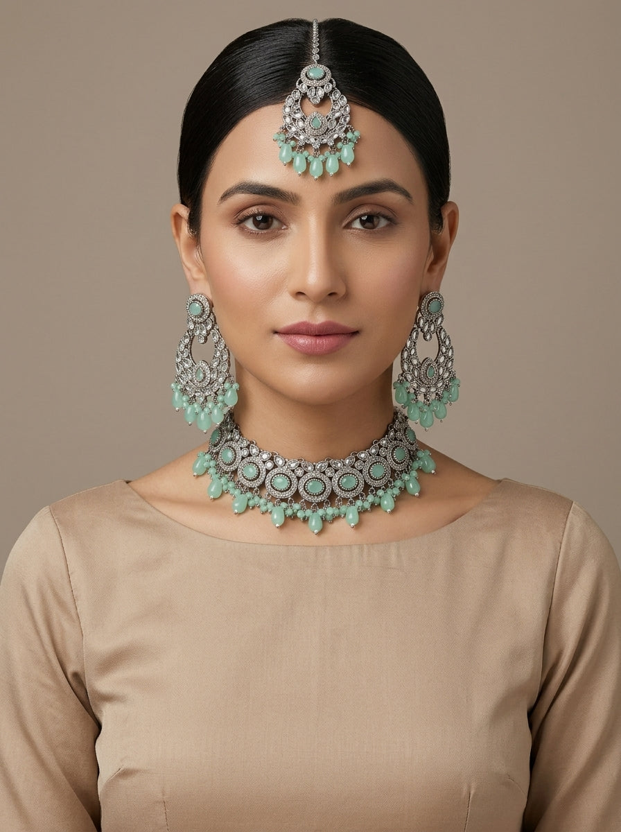 Shop the Firdous Necklace Set from Zarosh Jewel