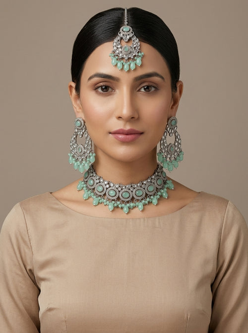 Shop the Firdous Necklace Set from Zarosh Jewel