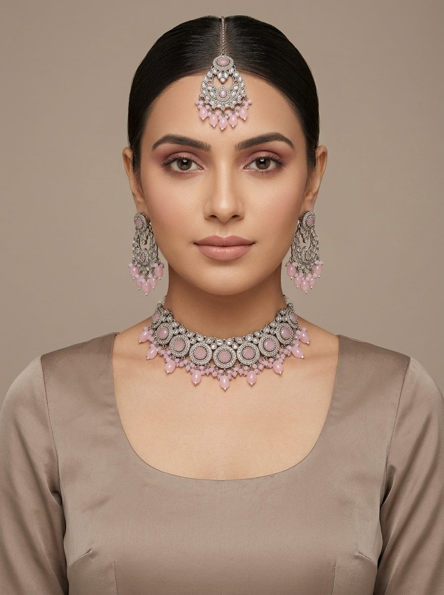 Shop the Firdous Necklace Set from Zarosh Jewel