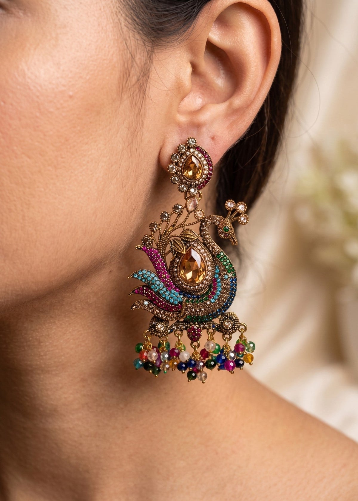 Shop the Fizza Royal Earring from Zarosh Jewel