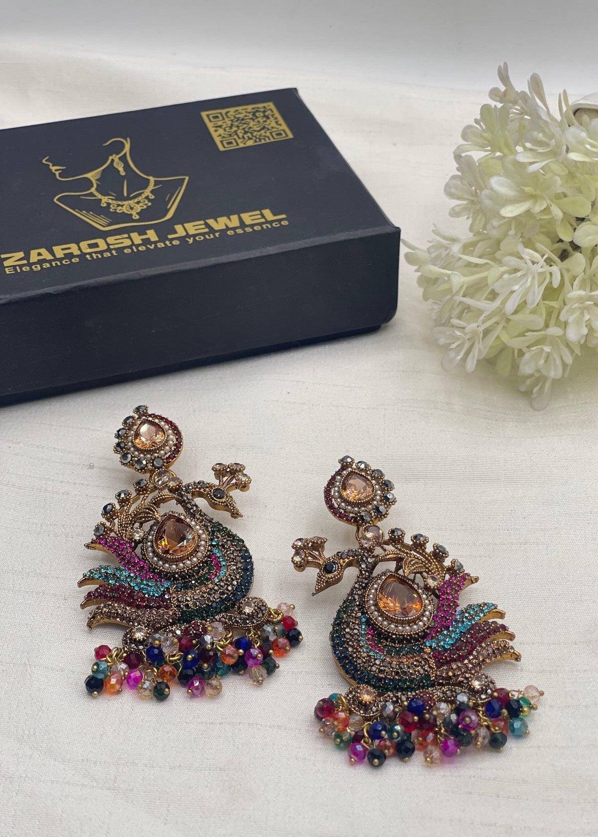 Shop the Fizza Royal Earring from Zarosh Jewel