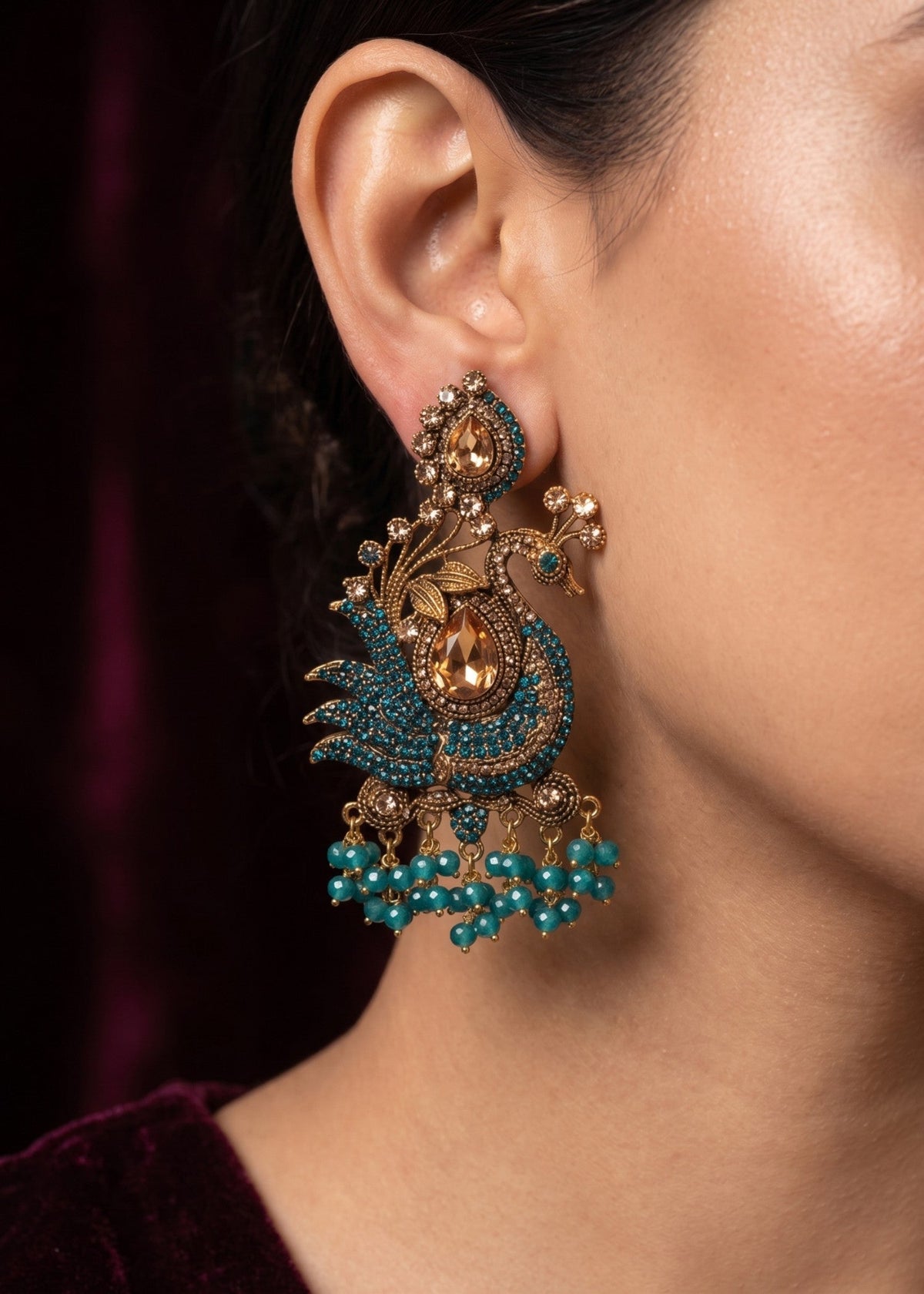 Shop the Fizza Royal Earring from Zarosh Jewel