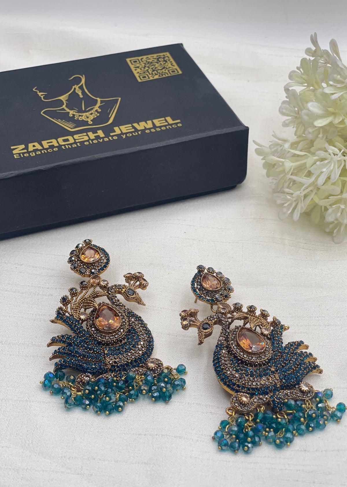 Shop the Fizza Royal Earring from Zarosh Jewel