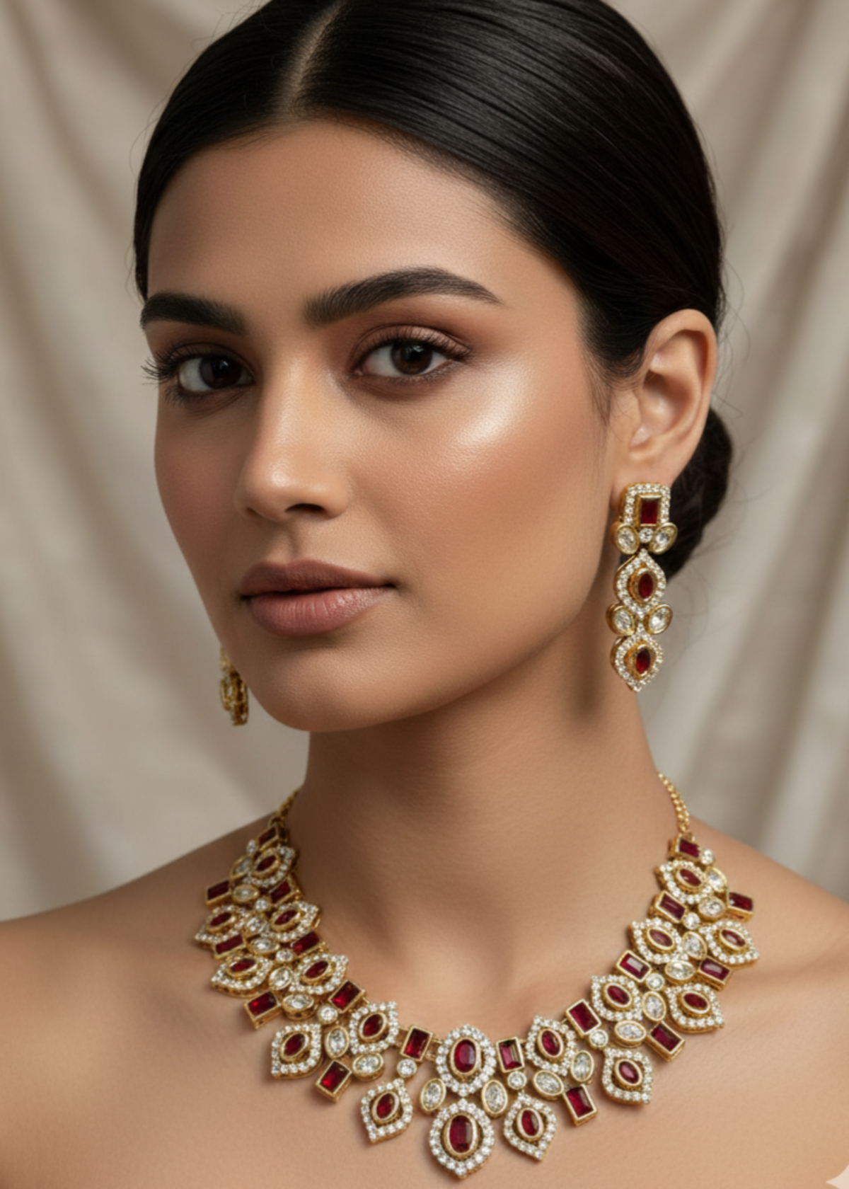Shop the Gauhar Necklace Set from Zarosh Jewel