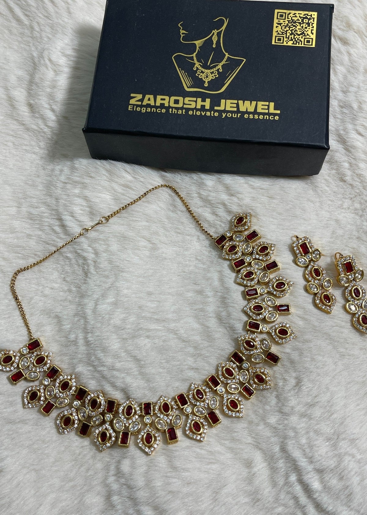 Shop the Gauhar Necklace Set from Zarosh Jewel