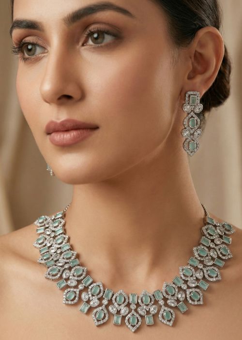 Shop the Gauhar Necklace Set from Zarosh Jewel
