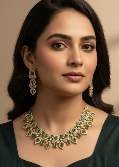Shop the Gauhar Necklace Set from Zarosh Jewel