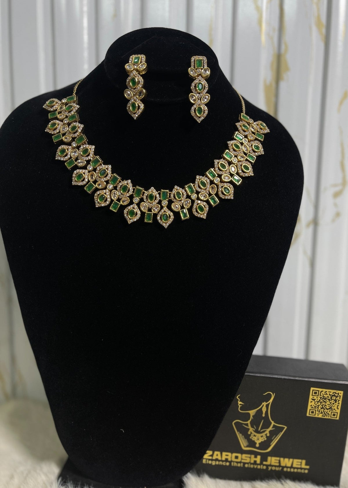 Shop the Gauhar Necklace Set from Zarosh Jewel