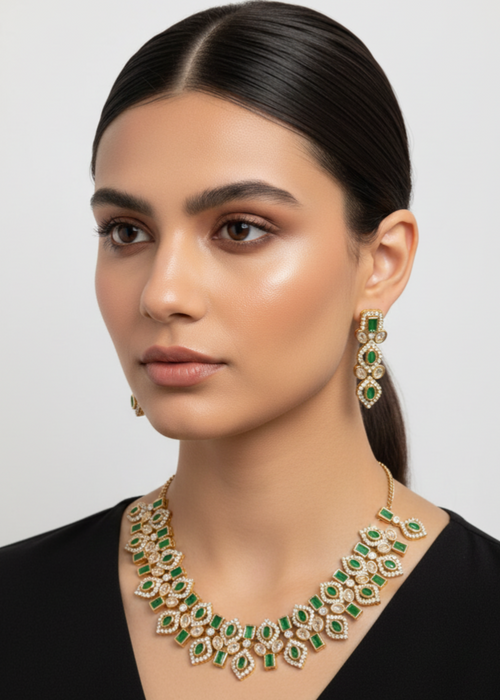 Shop the Gauhar Necklace Set from Zarosh Jewel