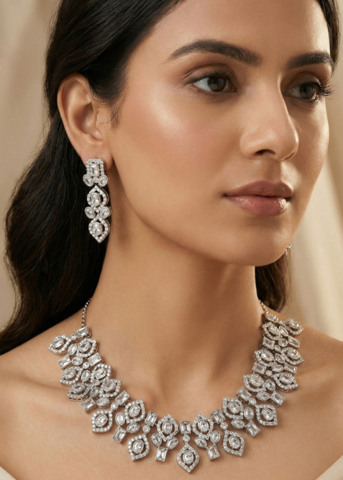 Shop the Gauhar Necklace Set from Zarosh Jewel