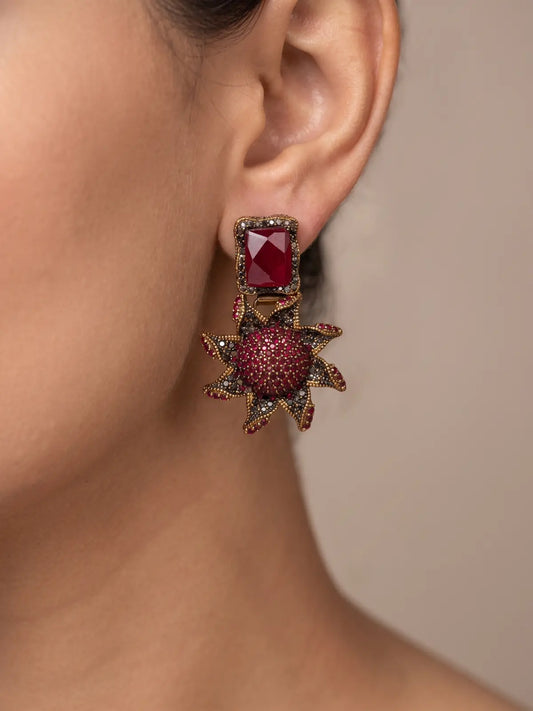Nimra Stellar Droplet Earring | ZAROSH JEWEL