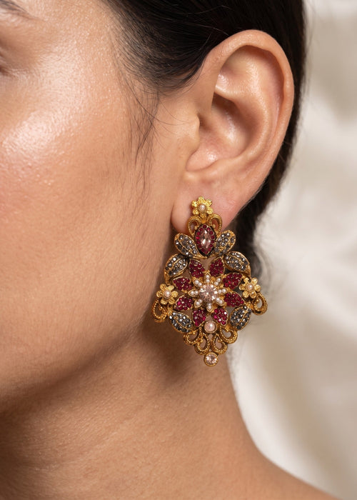 Shop the Ghania Premium Earring from Zarosh Jewel
