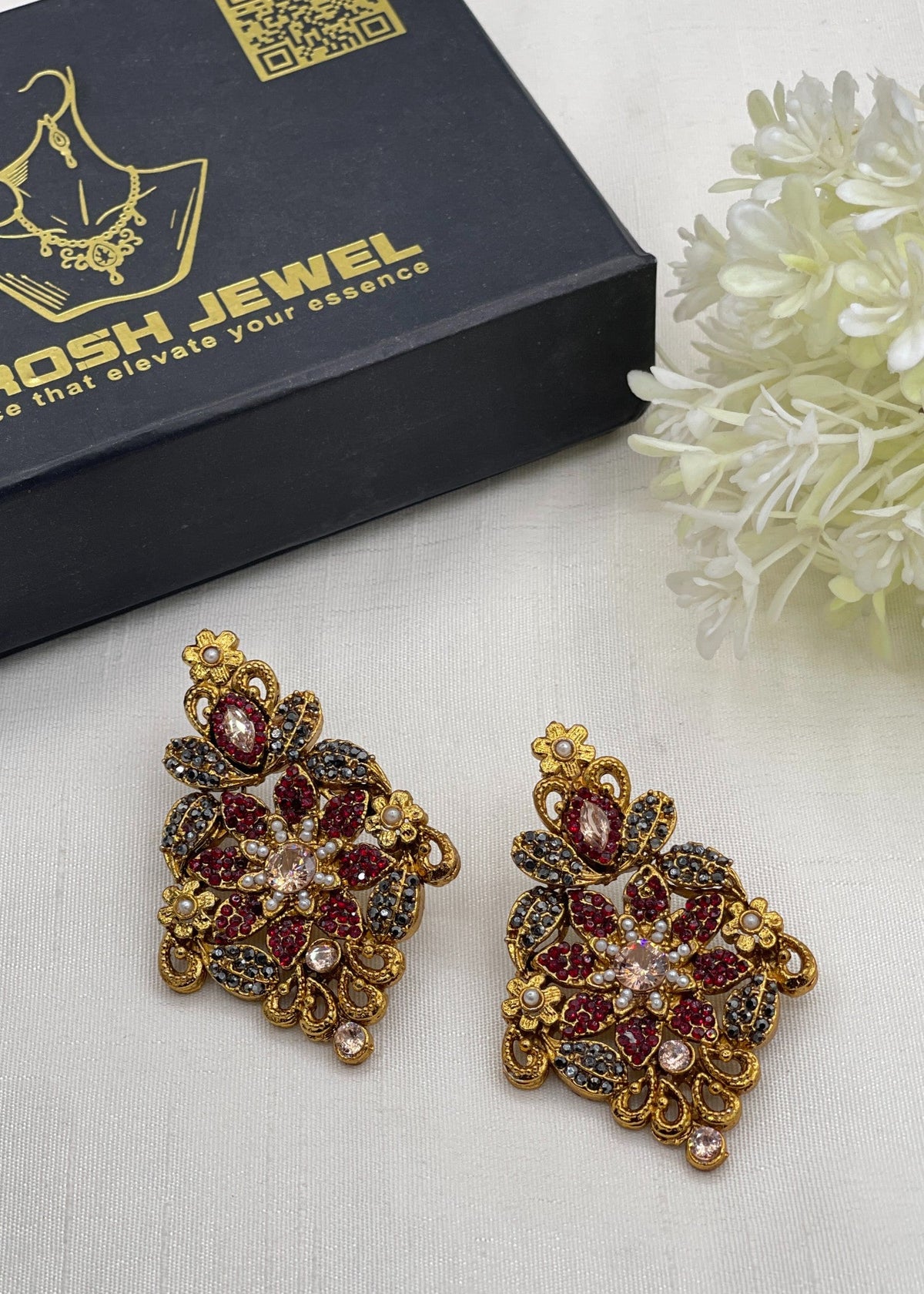 Shop the Ghania Premium Earring from Zarosh Jewel