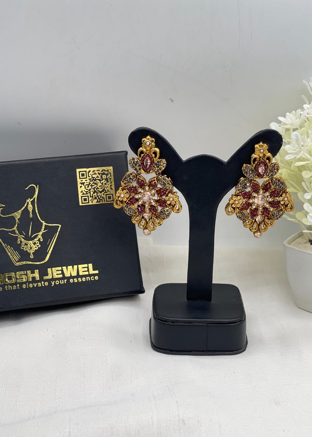 Shop the Ghania Premium Earring from Zarosh Jewel