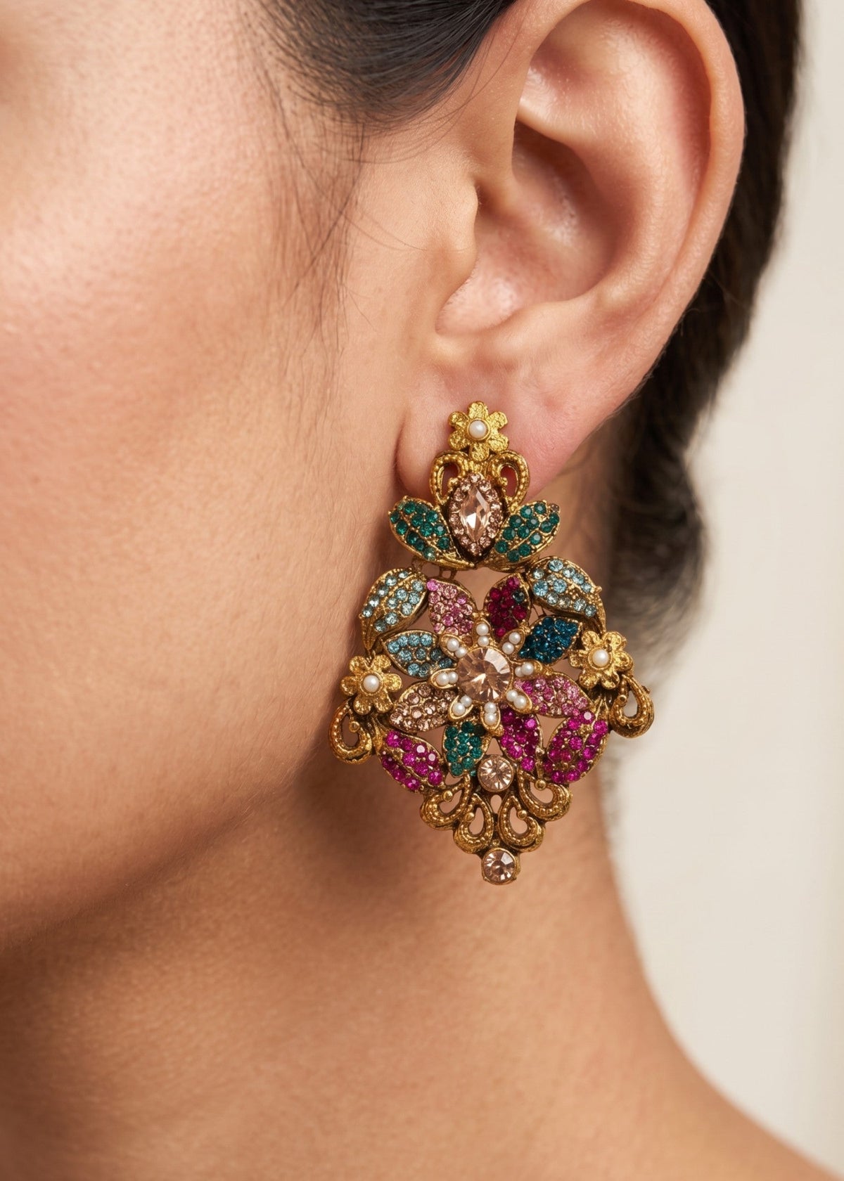 Shop the Ghania Premium Earring from Zarosh Jewel