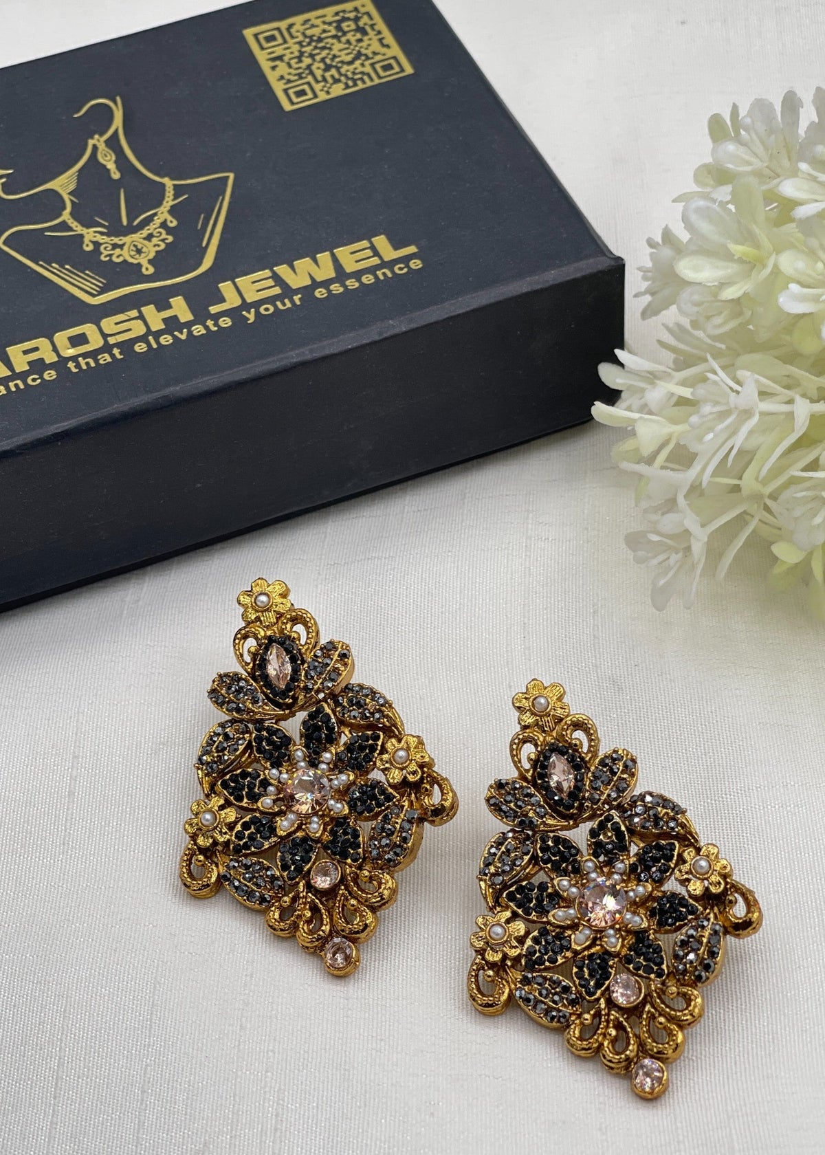 Shop the Ghania Premium Earring from Zarosh Jewel