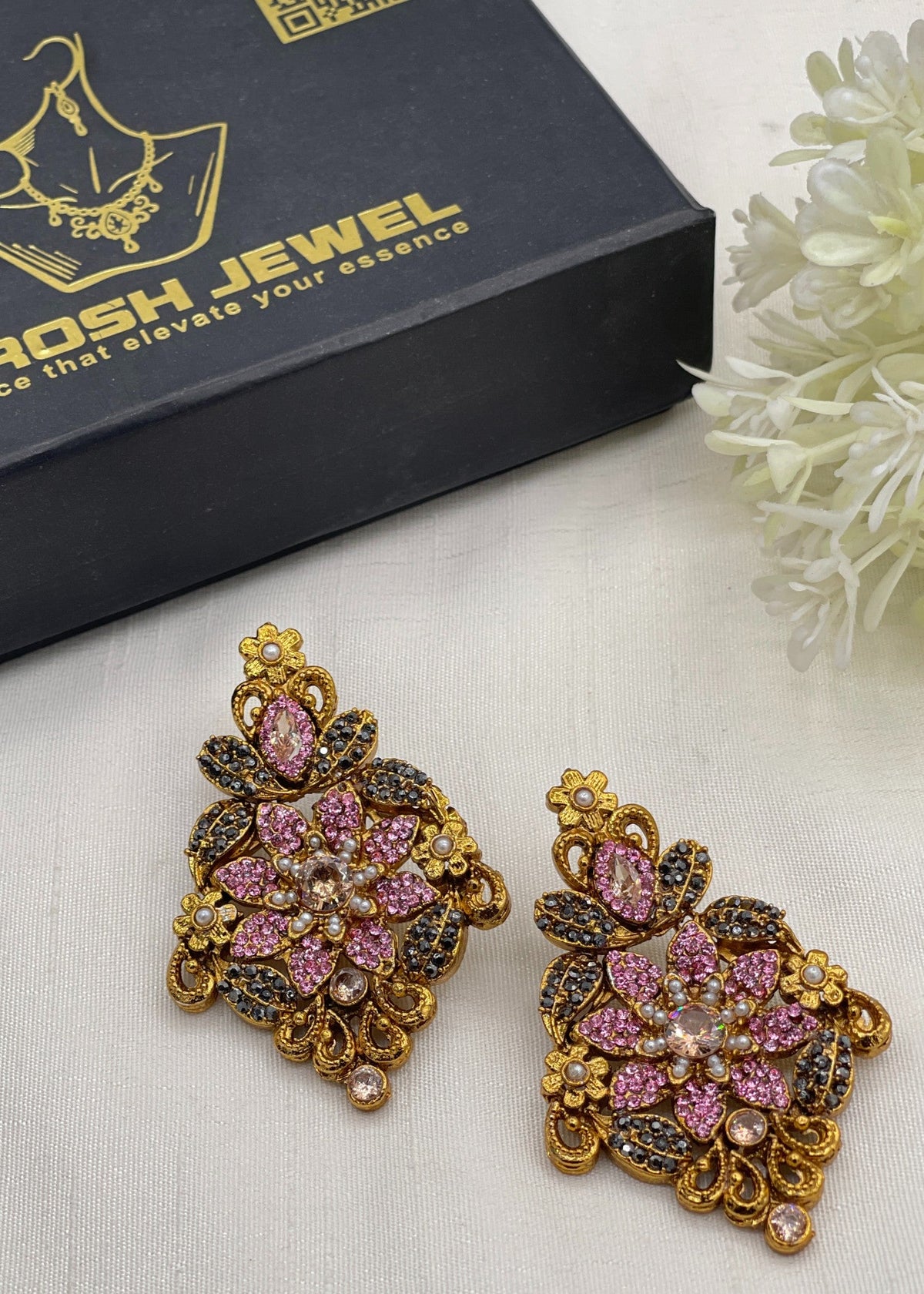 Shop the Ghania Premium Earring from Zarosh Jewel