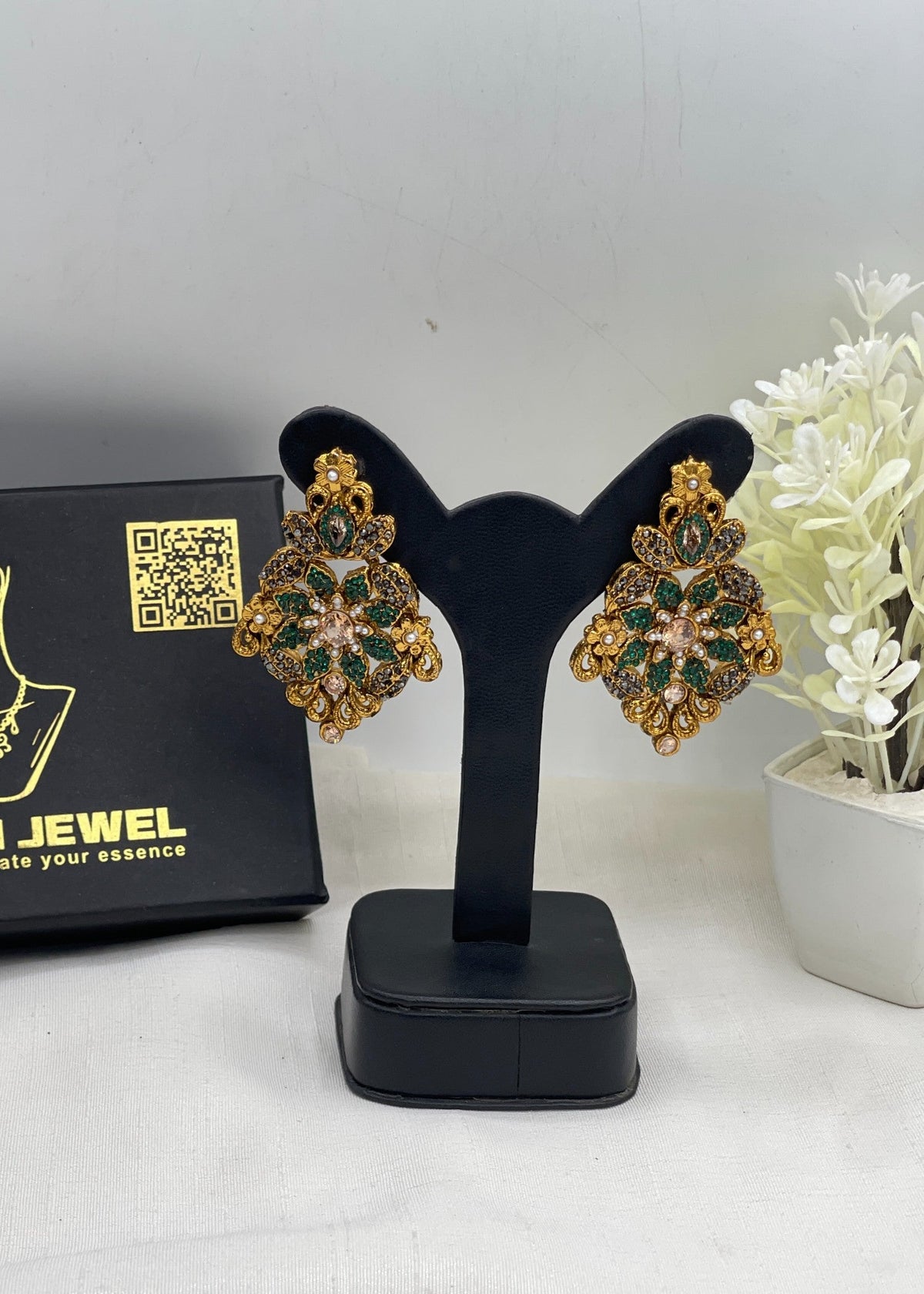 Shop the Ghania Premium Earring from Zarosh Jewel