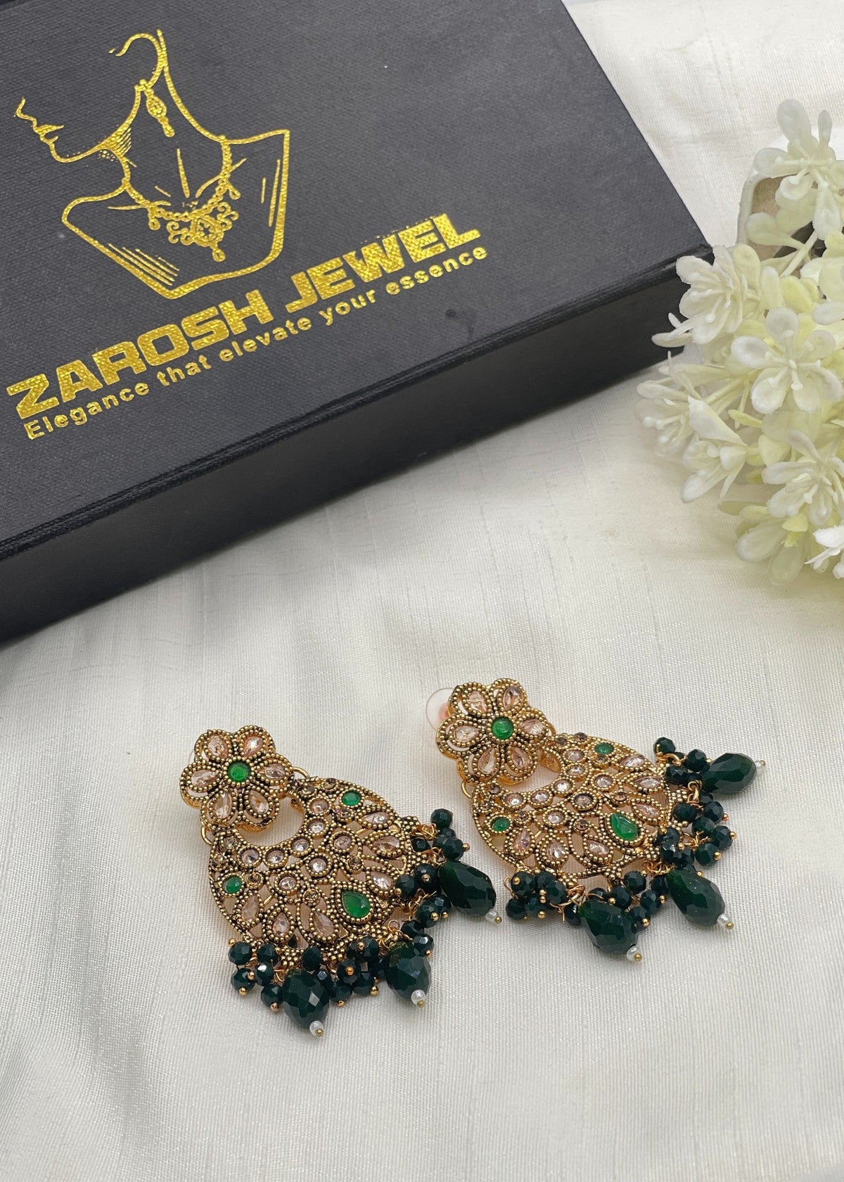 Shop the Ghayda Earrings from Zarosh Jewel