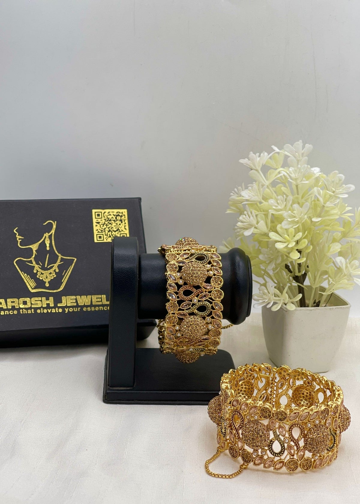 Shop the Ghazal Bangle Openable from Zarosh Jewel