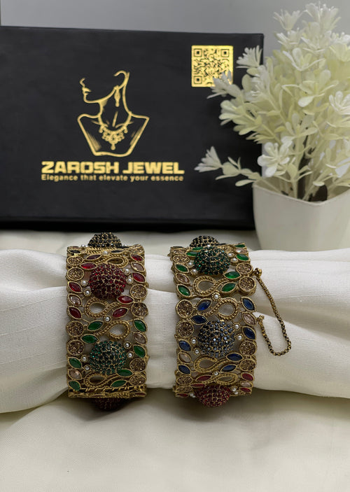 Shop the Ghazal Bangle Openable from Zarosh Jewel