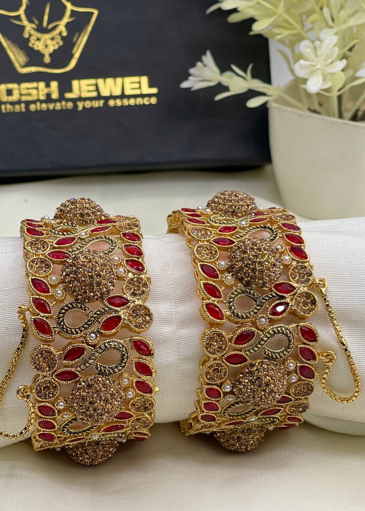 Shop the Ghazal Bangle Openable from Zarosh Jewel