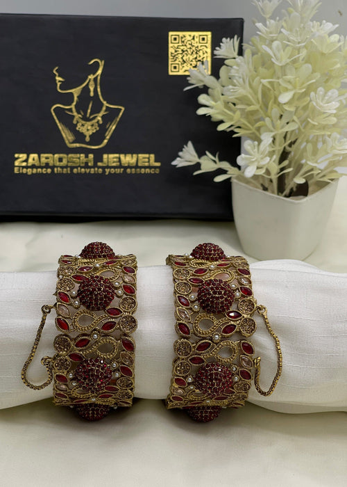 Shop the Ghazal Bangle Openable from Zarosh Jewel