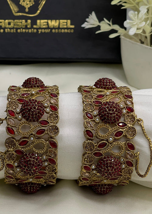 Shop the Ghazal Bangle Openable from Zarosh Jewel