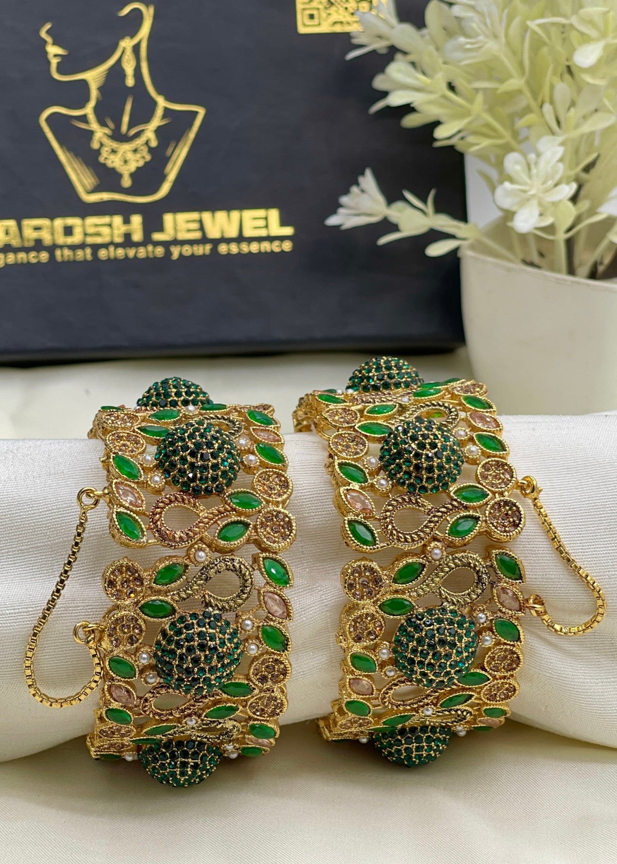 Shop the Ghazal Bangle Openable from Zarosh Jewel