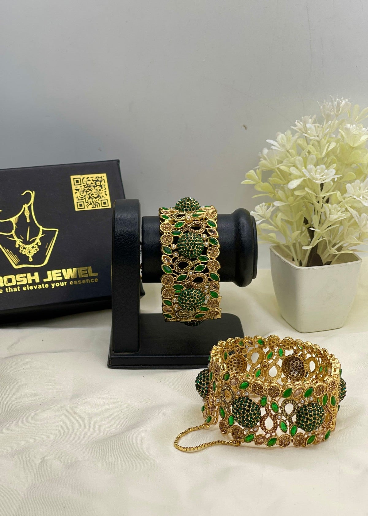 Shop the Ghazal Bangle Openable from Zarosh Jewel