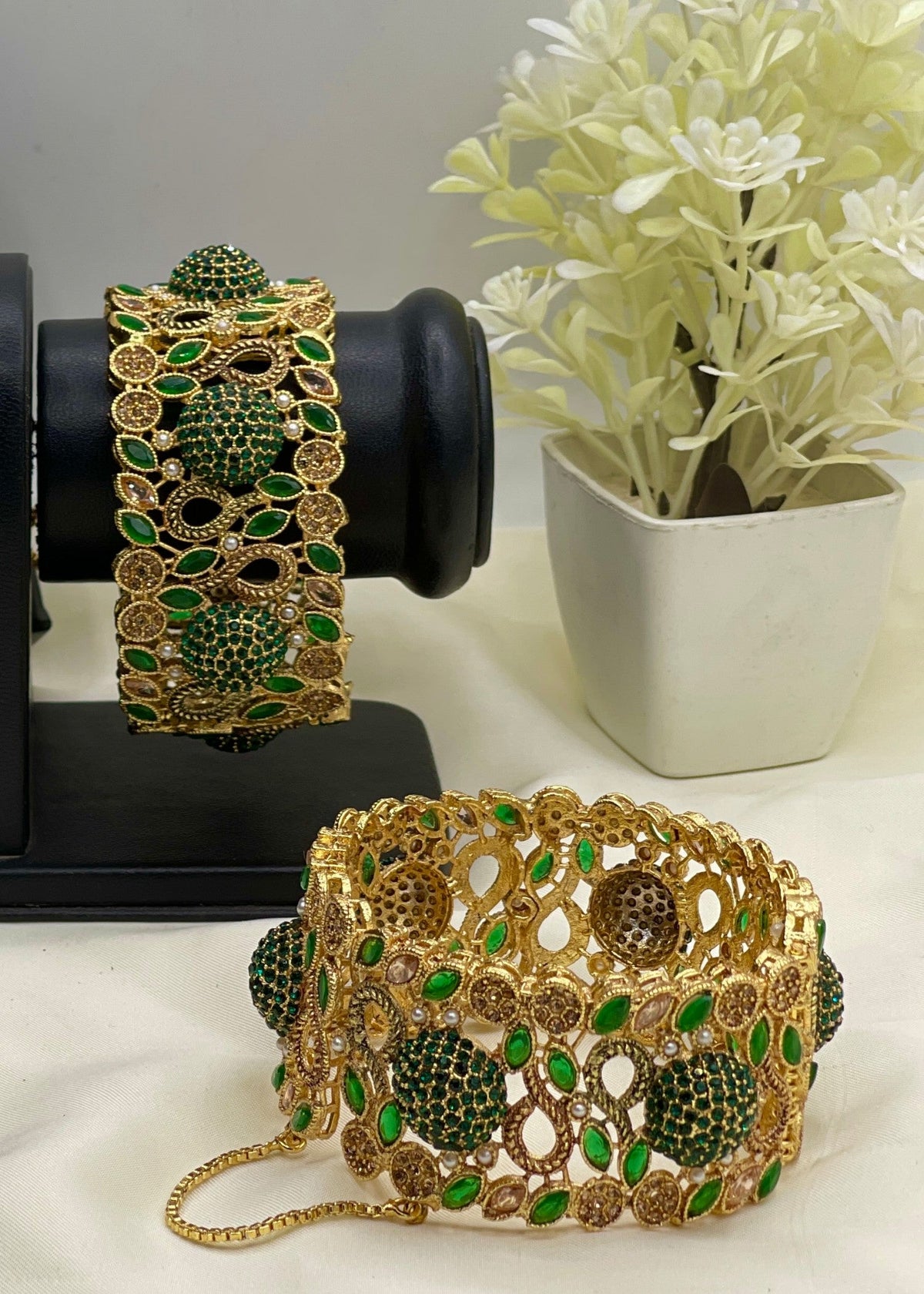 Shop the Ghazal Bangle Openable from Zarosh Jewel