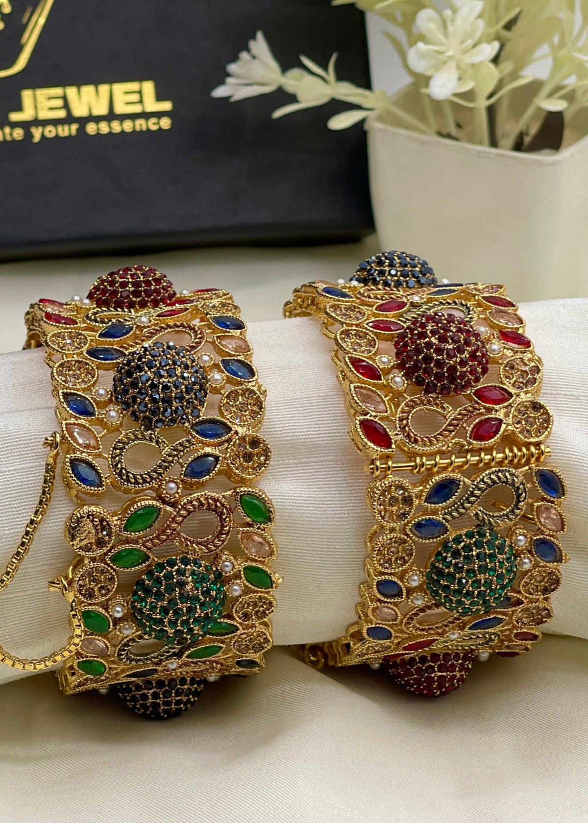 Shop the Ghazal Bangle Openable from Zarosh Jewel